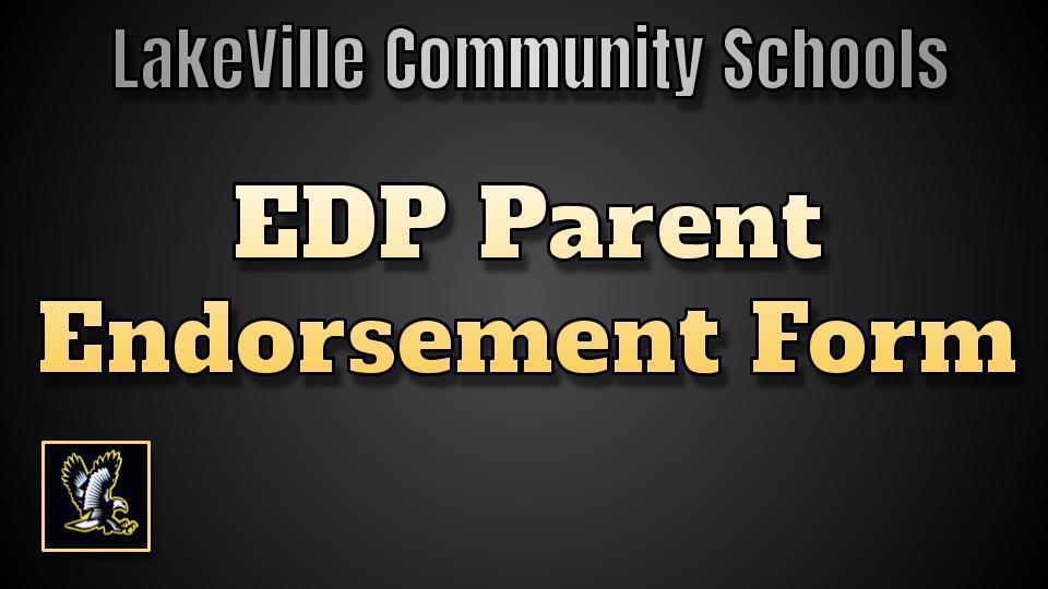 LakeVille EDP Endorsement Form Career Planning