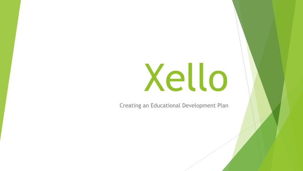 Xello Educational Plan Overview