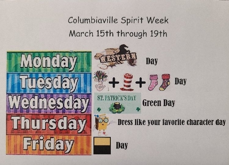 Columbiaville Elementary spirit week