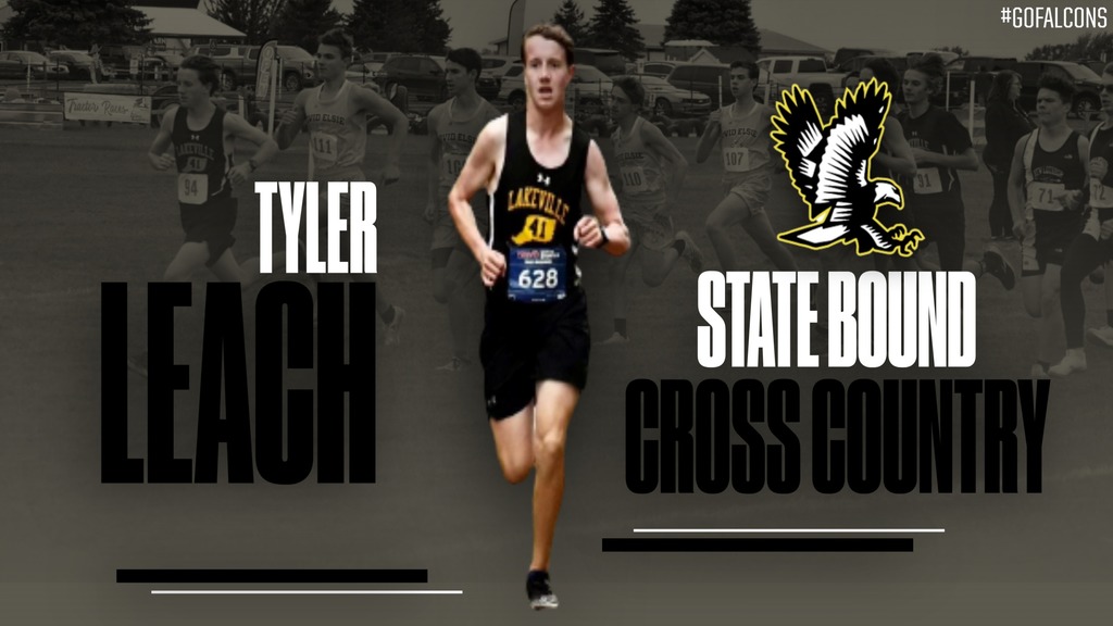 Congratulations Cross Country runner, Tyler Leach, on qualifying for state!