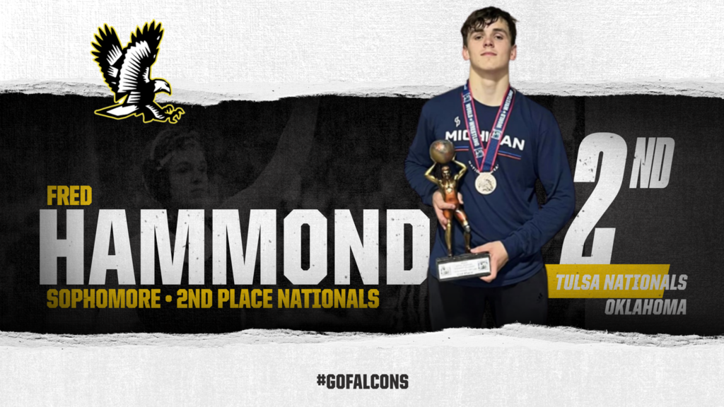 CONGRATULATIONS to Sophomore, Fred Hammond on placing 2nd at Nationals in Tulsa, Oklahoma!